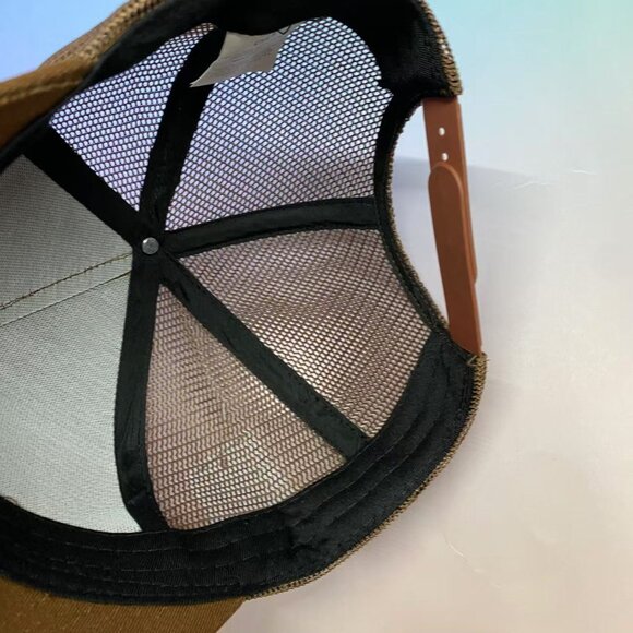 ALO Yoga Embroidered Trucker Hat Mesh Snapback Brown - Picture 5 of 5